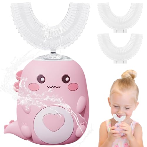 Kinderzahnbürste Elektrisch, 360° Automatische Ultraschall...