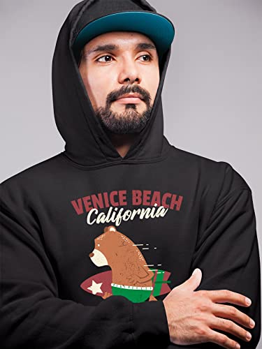 Sweat à capuche OM3 pour homme look vintage décontracté California