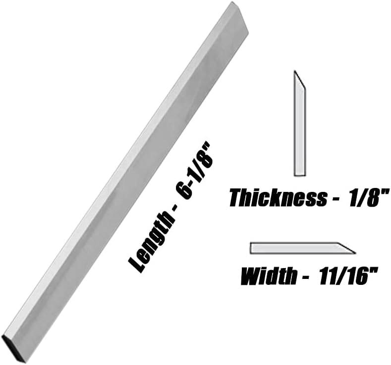 3pcs/Set* 155mm 6-1/8" Jointer Knives Replacement Craftsman 113-206931 & 113-232200 Wood Planer Blade for Woodworking Tool