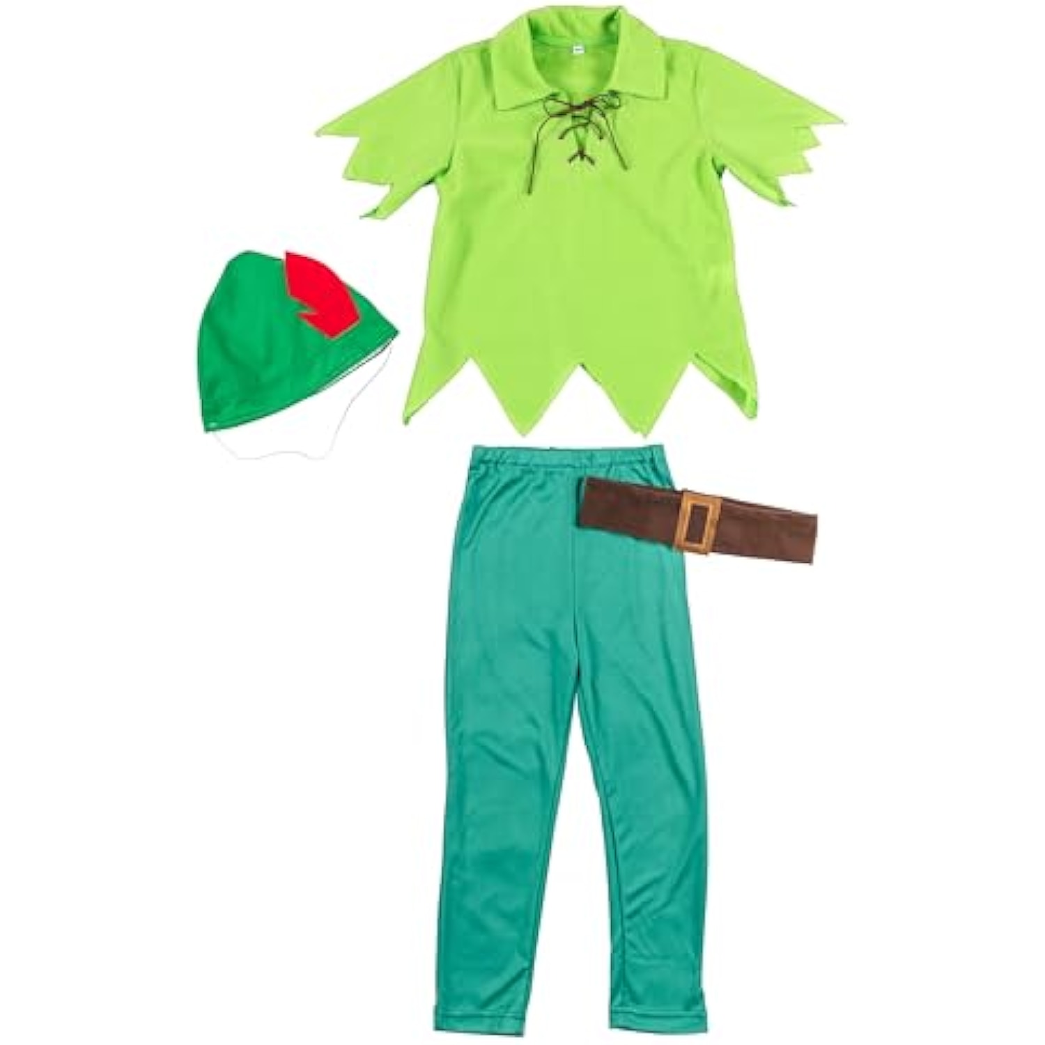 クリアストーン(Clearstone) コスプレ ハロウィン ファンタジーボーイ キッズ 120cm 男の子 グリーン 詳細画像3
