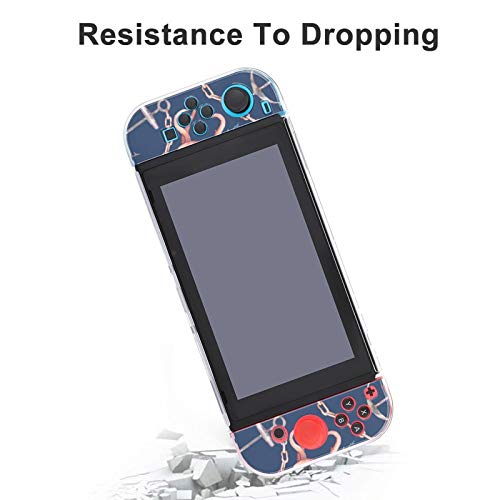 image for HXJIULI Anchor, Chain And Coral on Blue BackgroundNintendo Switch Prot