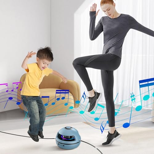 Machine à corde à sauter électrique rechargeable avec télécommande et 10 vitesses réglables