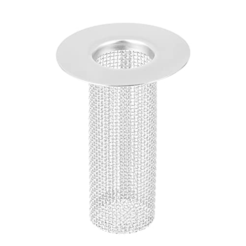 JINGYAN Desagüe de Ducha Filtro de Drenaje Suelo Acero Inoxidable, Filtro Malla para Fregadero Cocina, antiobstrucción, recogedor Pelo para bañera, colador Red para Fugas Ducha, desagües