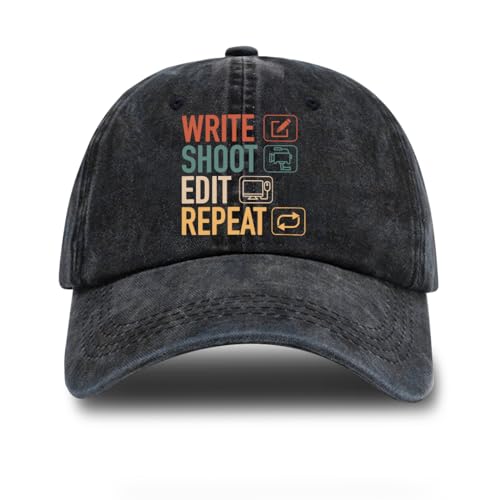 Image of Humor Saying Adjustable Washed Cotton Baseball Cap, Funny Retro Trucker Hat Gift for Men Women Dad Husband Coworker