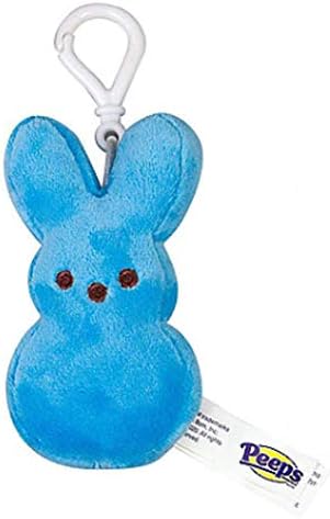 peeps plush keychain
