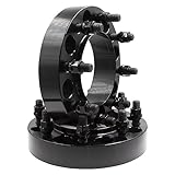 Wheel Accessories Parts 2 Pc STEEL Hub Centric Wheel Spacers 8 on 170mm 1.5 Thick 14mm 1.5 Thread Stud M124.9 Hub Fits 2003+ Ford F250 F350 Super Duty Single Rear Wheel | 03-05 Dually Rear Wheel Front