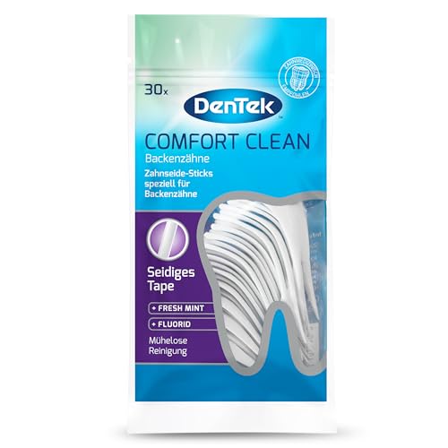 1 x 30 Stk. Dentek Comfort Clean Zahnseide Sticks,...