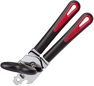 Westmark Can Opener With Cap And Lid Lifter, Length: 20.8 Cm, Steel/Plastic, Gallant, Black/Red, 29402270