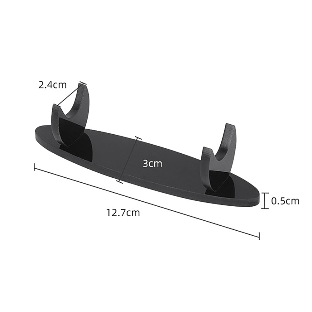 Partslety Flute Stand Acrylic Flute Display Stand Universal Bamboo Flute Desktop Stand Stable Clarinet Stand Holder flute desktop stand