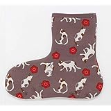 丸和貿易 ぽかぽかそっくす アンクル グレー ミケねこ 2003936-08