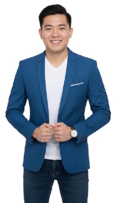 humjoli Men's Blazer, Blue, Formal Business Casual Style, Single Breasted-picture-44