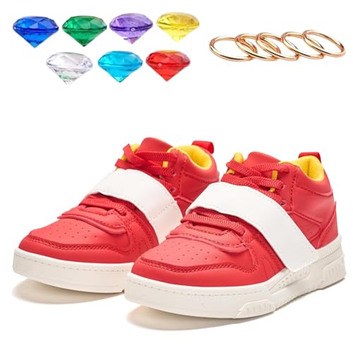 Shoes for Boys Girls Kids Red Sneakers Walking Slip on Shoes for Boys2