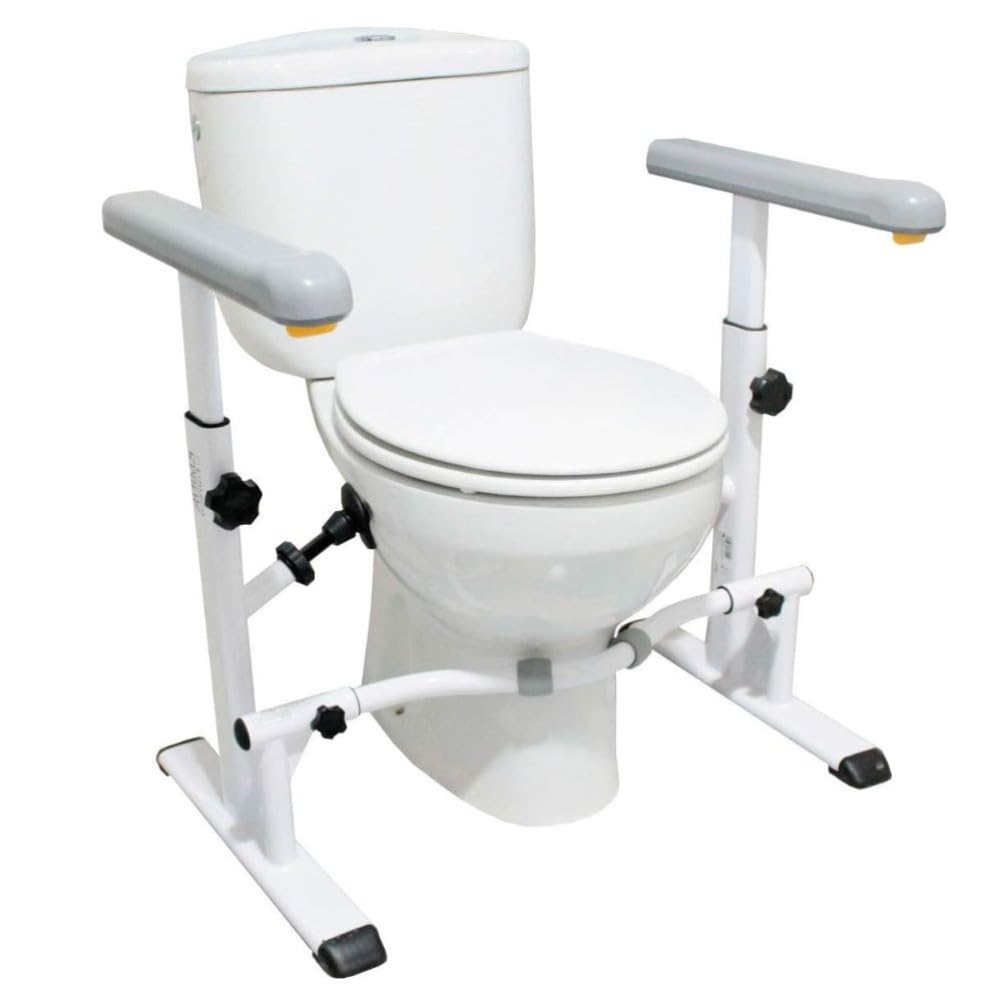 トイレ手すり⭐️介護用 高さと幅多段階調整可 トイレ用アーム 補助手すり 置き型 Amazon.co.jp: KMINA - トイレ用手すり 介護、トイレ 介護 手すり