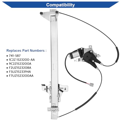 Image of Obaee Window Regulator with Motor Front Right Passenger Side, OE 741-587