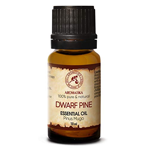Olio Essenziale di Pino Mugo 10ml - Pinus Mugo - Austria - 100% Puro & Naturale - per Bagno - Sauna - Aromaterapia - Dwarf Pine Essential Oil