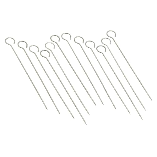 Regency Wraps Turkey Lacers, Stainless Steel, Multi-Use Skewers for Meat and Poultry Trussing, Shish-K-Bobs, Crafting, and More, 4.25