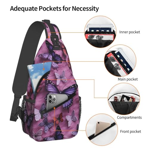 Bolso bandolera pequeño para senderismo unisex miniatura 4