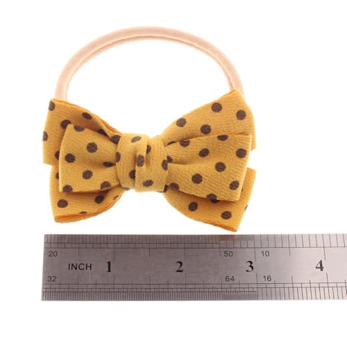 5 Pack Baby Nylon Headbands Hairbands Hair Bows Hair Accessories for Baby Girls Newborn Infant Toddlers Kids2