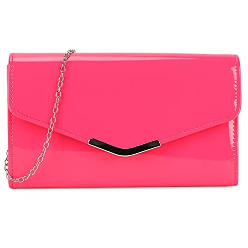 Sac à main mariage en cuir verni idéal pour sublimer une robe de cocktail