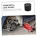 SOLUSTRE Heavy Duty Horizontal Jack Wheel Replacement for Car Trailer Caster Wheel Accessory for Floor Jack Easy Installation Fit Effortless Lifting Tool