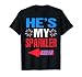 His and Hers 4th of July Shirts Couples He's My Sparkler T-Shirt