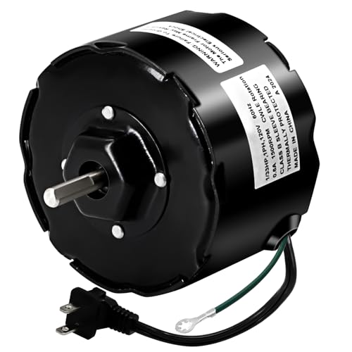 Image of Hiorucet JA2C028G Bathroom Exhaust Fan Motor Replacement for Broan Nutone S23405SER, 23405SER, JA2C028-1, 23405, JA2C0208-1, AA2C303F, 8662, 8833, 8661, 8662N, 8662NL, 8672N, 3.3 inch Diameter Motor.