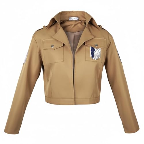 CoolChange Veste uniforme du Bataillon d'Exploration pour fans de L'Attaque des Titans | beige | Taille: M