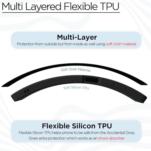 Image of for [ Oppo A3 Pro 5G ] Liquid Silicone Back Case Cover Flexible |Inner Lining| with Camera Protection Back Cover for [ Oppo A3 Pro 5G ] - Black