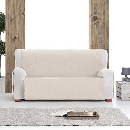 Funda de sofá de 2 plazas Loira Protect modelo práctico gris 4