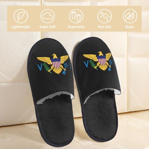 Us Virgin Islands Flag Slippers Men'S Slides Unisex Anti-Skid House Slippers4
