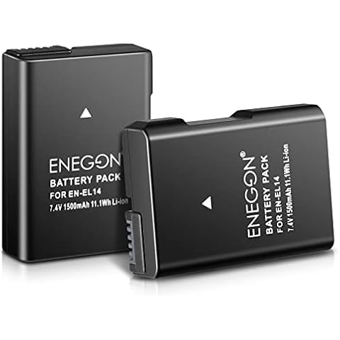 Batería ENEGON EN-EL14 de iones de litio para cámaras Nikon Cover