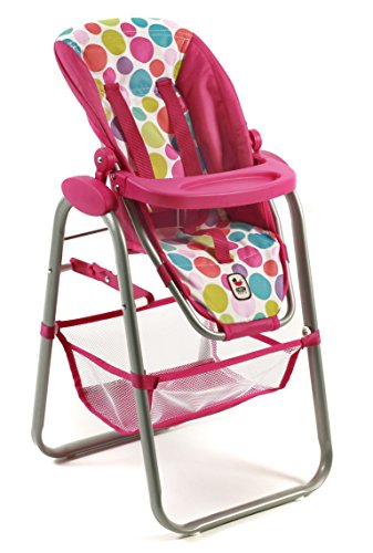Preisvergleich Produktbild Bayer Chic 2000 655 17 - Puppenhochstuhl, Pinky Bubbles