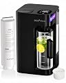 Mate 3 UV Reverse Osmosis Water Filter Countertop, 3:1 Pure to Drain, Autofill Pitcher, No Installation Water Purifier, Portable 9 Stage RO Water Filtration with Remineralization, Self-Cleaning, Black