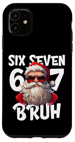 67 Six Seven Bruh Cool Christmas 6 7 Meme Men Women Kids X}zP[X iPhone 11 p