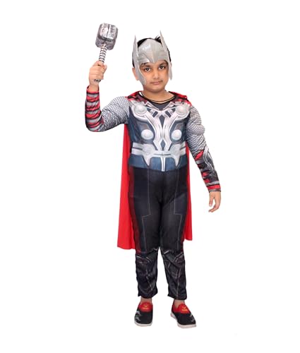 Image of Kaku Fancy Dresses Superhero Costume for Kids - Fancy Dress Outfit for Birthday, Halloween, Role Play