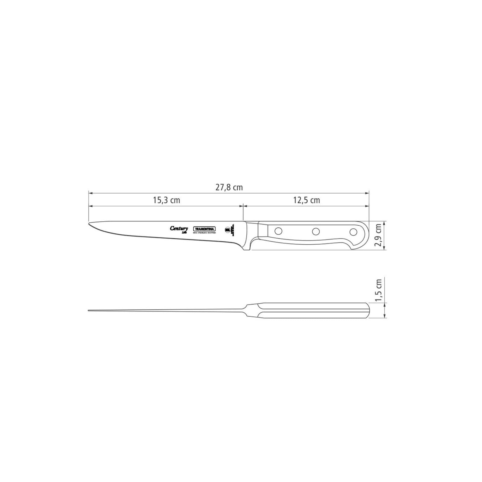 TRAMONTINA Filleting Knife - 25 Year Warranty -2