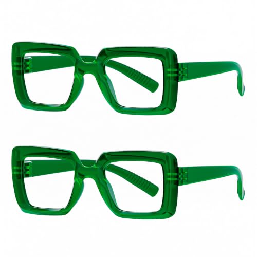 Image of Eyekepper Reading Glasses 3.25, Readers for Women, 2 Pack Green