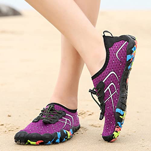Foto von Badeschuhe - Barfußschuhe Herren Wasserschuhe Herren Badelatschen Herren Schwimmschuhe Badeschuhe Herren Schlauchboot Paddel Für Stand-Up Paddling Badeschuhe Kinder Strandschuhe Damen Wasserschuhe