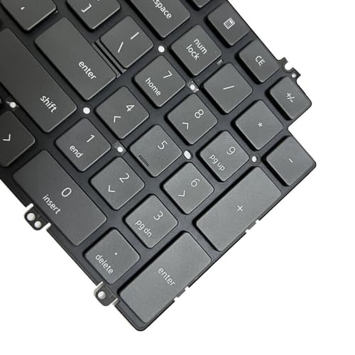 Teclado portátil para solucionar teclas rotas con repuesto de PC estadounidense iluminado 5