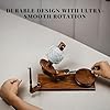 DE LIMRA CREATIONS Rosewood Yarn Winder & Swift – Large Handcrafted Wooden Yarn Winder for Crocheting, Knitting, Weaving – Heavy-Duty Natural Wood Ball Winder – Smooth, Tangle-Free, Durable Winder #5