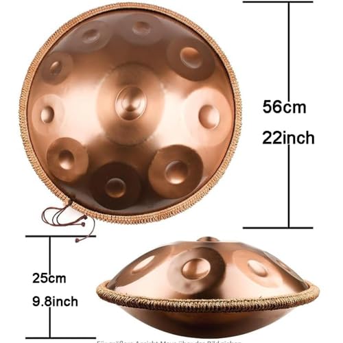 TocTus Handpan Drum de 10 Notas 22 Pulgadas Dorado miniatura 6