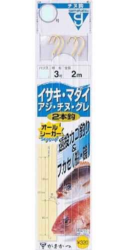 小チヌ専用 Amazon | がまかつ(Gamakatsu) チヌ2本鈎(フカセカゴ釣リ) HF101