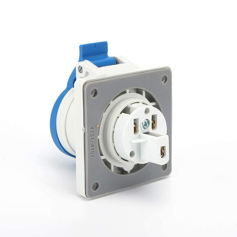 IEC60309 Waterproof CEE Industrial Connector Socket 3Pin 16A 250V 2P+E IP44 (Type-5）