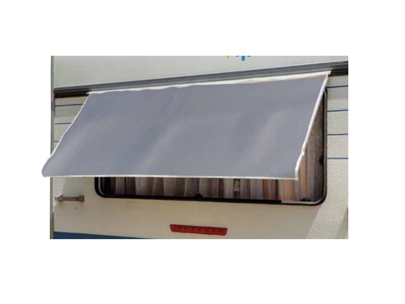 Oscurecedor térmico de 130 x 60 cm para ventanas de caravana con montaje a guía