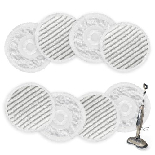 Image of AIR U+ 8 Pack Steam Mop Replacement Pads for Shark Steam & Scrub Mop