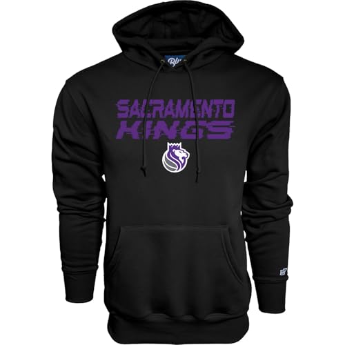 Blue 84 Sacramento Kings NBA Officially Licensed Hooded Sweatshirt Classic, Alternate Color, Large