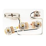 Musiclily Pro ストラトギター配線済みキット インポートStrat SSSエレキギター用 5WAY スイッチとポット250kΩ 2A1Bカーブ ミリ規格
