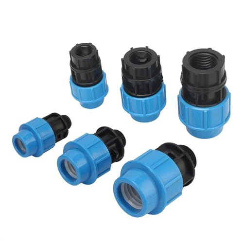 Conector recto PE 20mm con rosca macho de 1/2 pulgada para tuberia de riego blanco 2