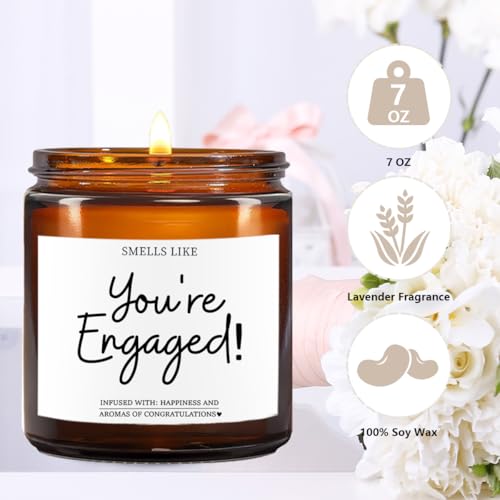 Image of FBCCZEY Engagement Gifts for Couples Her Engagement Party Decorations Gift for Couple Wine Bag Scented Candles Set Pairs Well with Getting Engaged Gifts To Forever Black Wine Bottle Bag