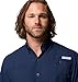 Columbia Mens PFG Tamiami II Short Sleeve Fishing Shirt, Collegiate Navy, 2X